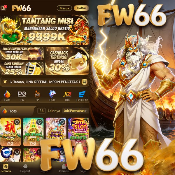 FW66 - Dowdload & Install Aplikasi Slot Asli Minimal Bet 400 Perak